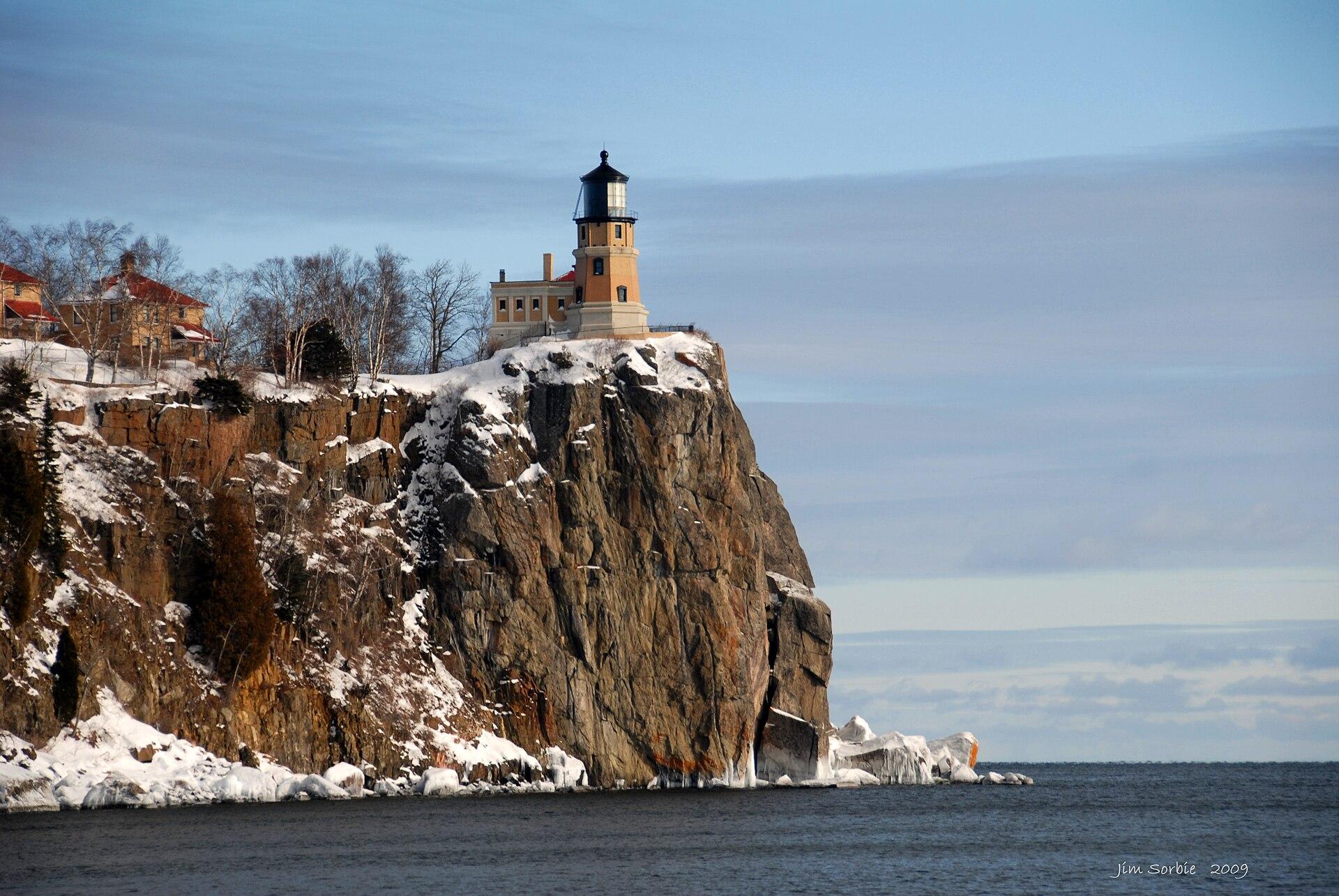 Split Rock Lighthouse above Lake Superior, Minnesota