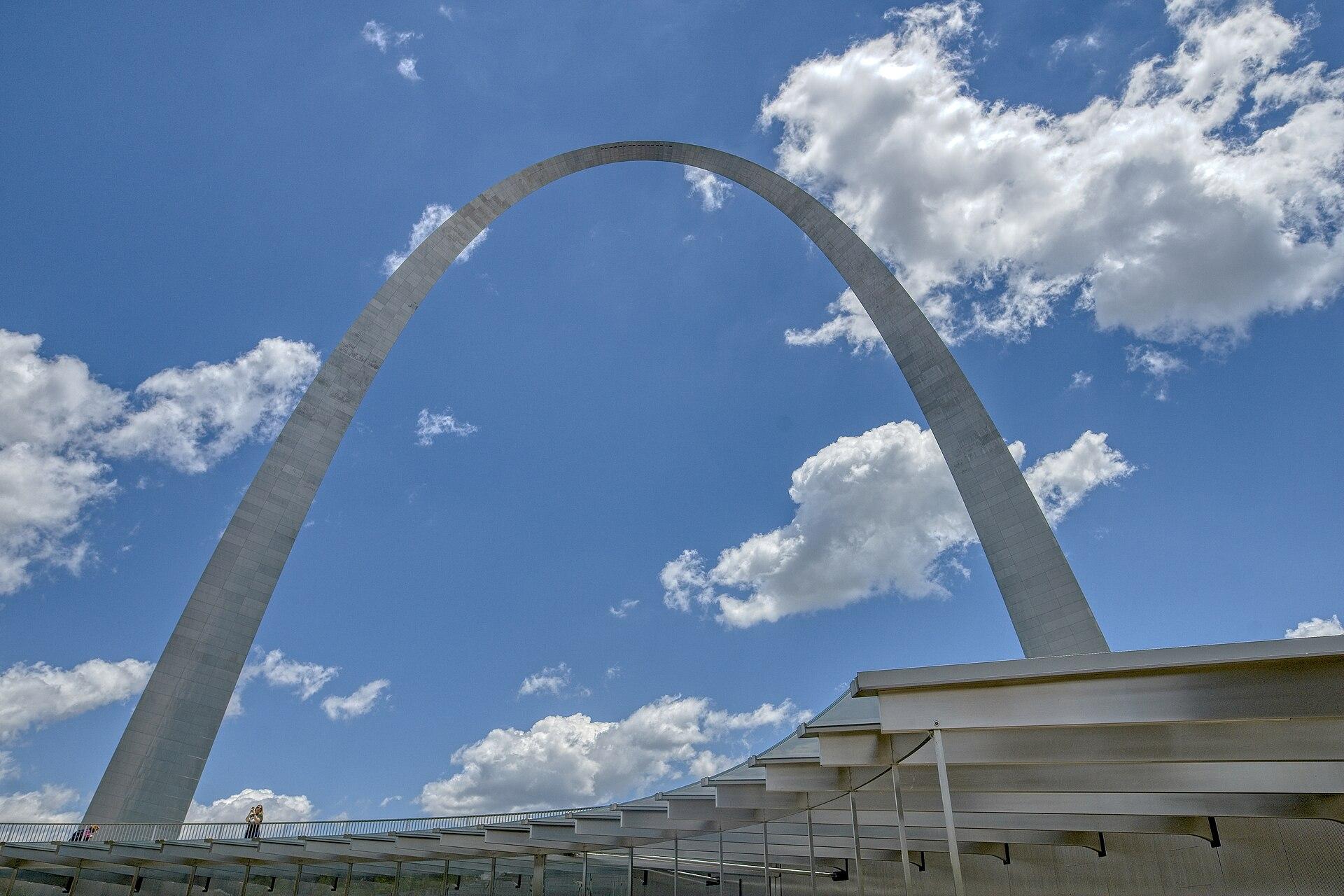 The Gateway Arch in St. Louis, Missouri